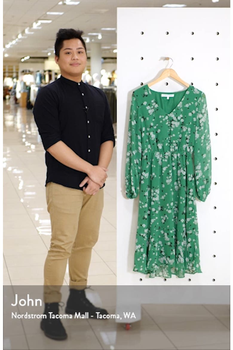 Rosalia Floral Print Long Sleeve Dress video