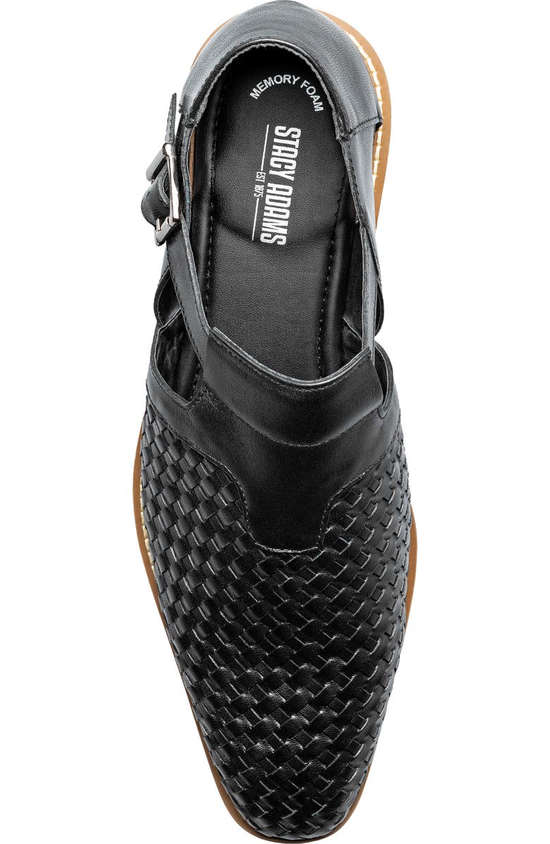 Stacy Adams Alvarado Woven Loafer, Alternate, color, Black