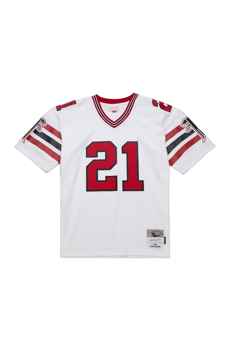 Mitchell & Ness Men's Mitchell & Ness Deion Sanders White Atlanta Falcons 1989 Legacy Replica Jersey, Main, color, White