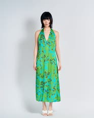 Lost Pattern "Coco Dream" Halter Midi Dress