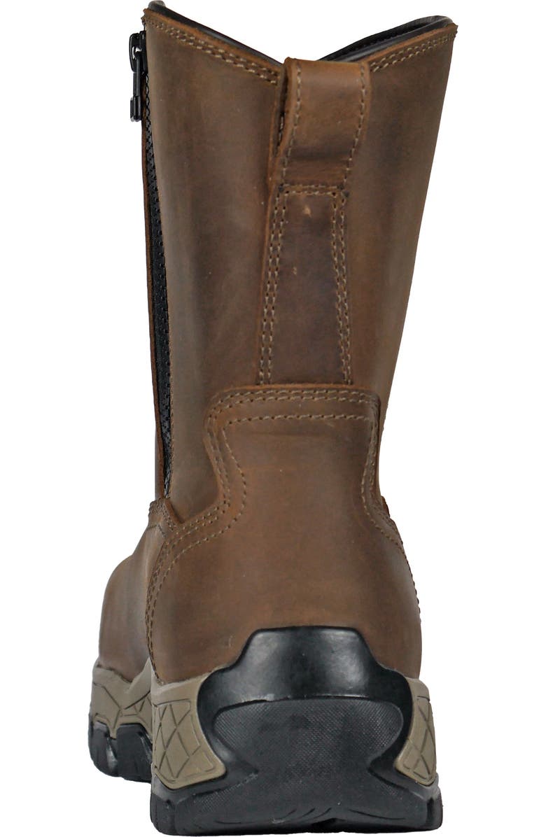Hoss Boot Company HOSS Recon 8 Inch Composite Toe Side Zip Work Boot, Alternate, color, Brown
