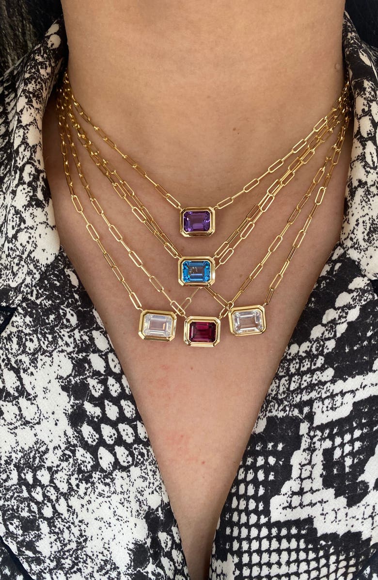 GOSHWARA Manhattan Pendant Necklace, Alternate, color, White