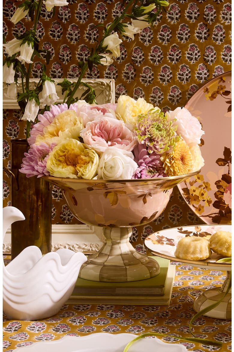 Wild Rose Mauve Large Compote, Alternate, color, MAUVE