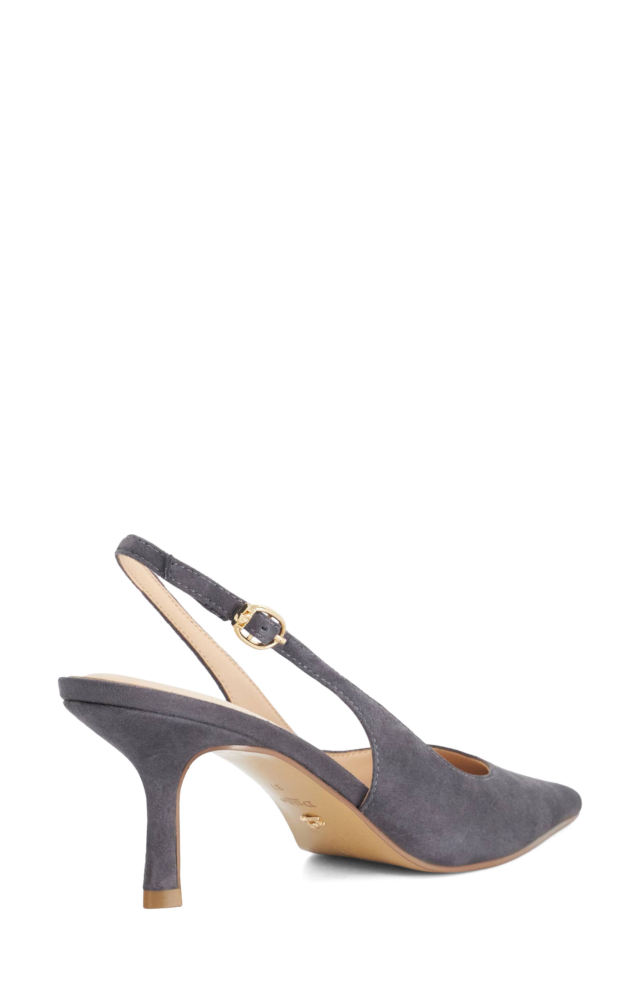 Celise Slingback Pointed Toe Pump, Alternate, color, GREY