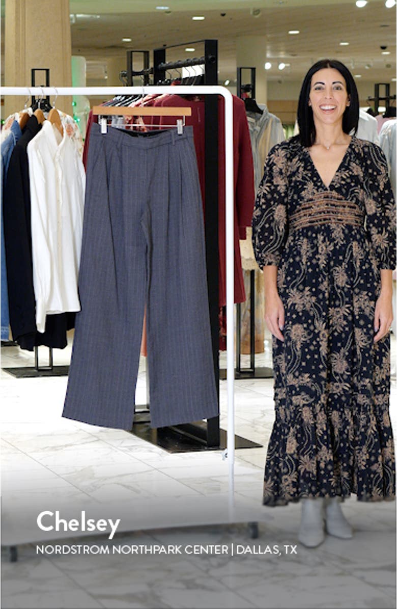 Siena Chalk Stripe Pants, sales video thumbnail