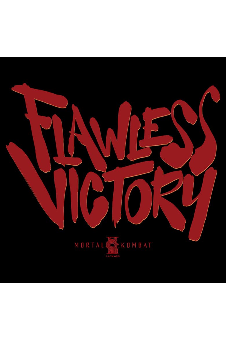 Men's Mortal Kombat II Flawless Victory Feat  Graphic T-Shirt, Alternate, color, Black