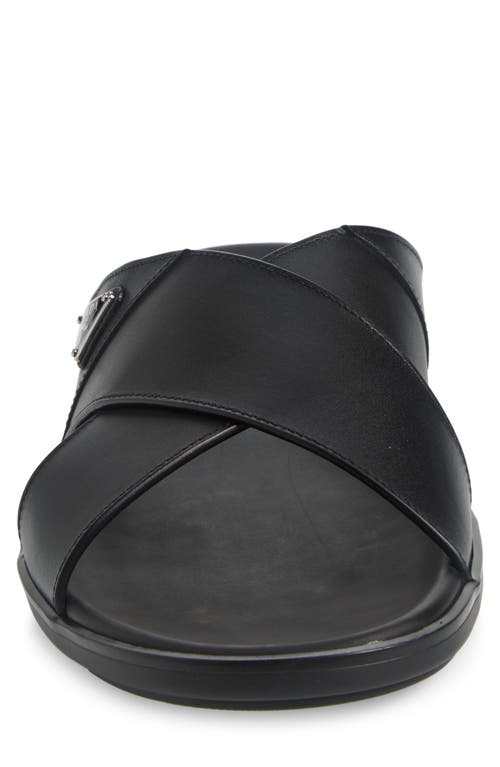 Prada Sandali Slide Sandal In Nero