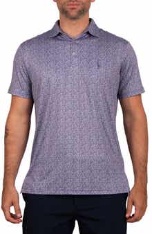 Performance Ditzy Print Polo