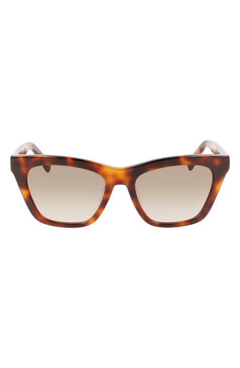 Le Pliage 54mm Modified Rectangular Sunglasses