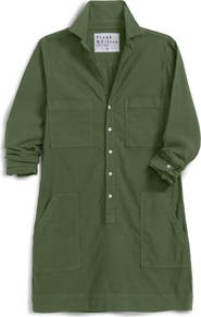 Frank & Eileen Ireland Cotton & Linen Blend Utility Dress