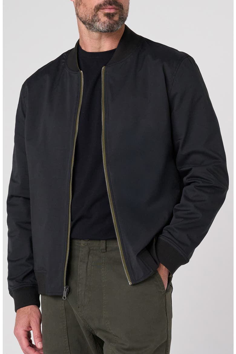 Reversible Bomber Jacket, Main, color, BLACK/ OLIVE