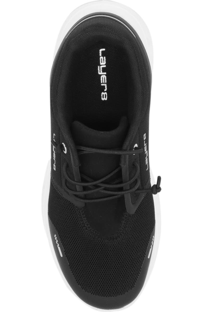 LAYER 8 Aero Flex Sneaker, Alternate, color, Black