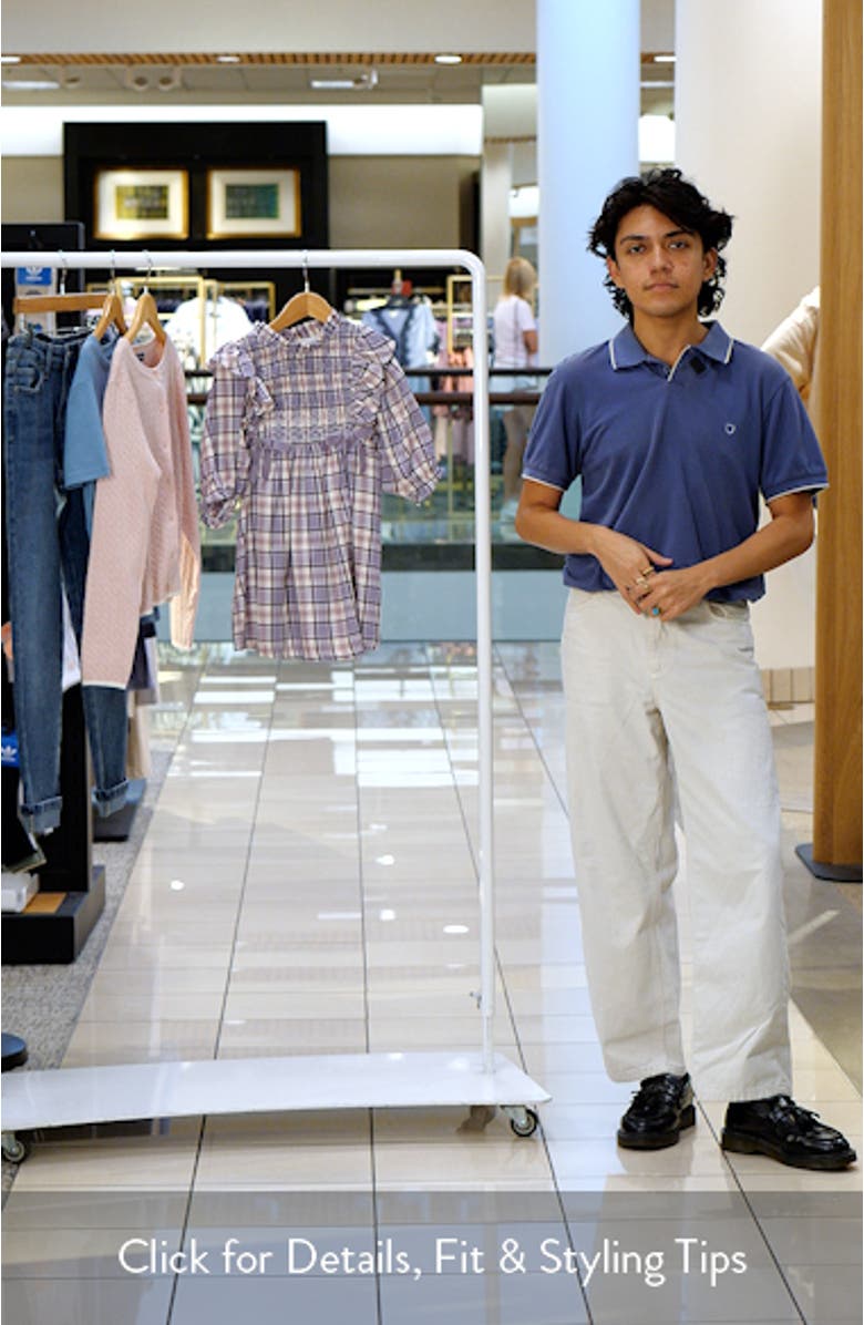 Kids' Plaid Smocked Party Dress, sales video thumbnail