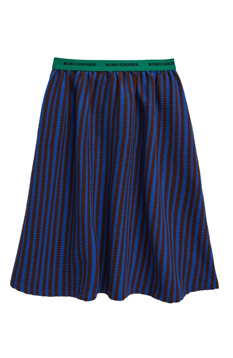 Bobo Choses Kids' Stripe Rib Knit Skirt, Main, color, 