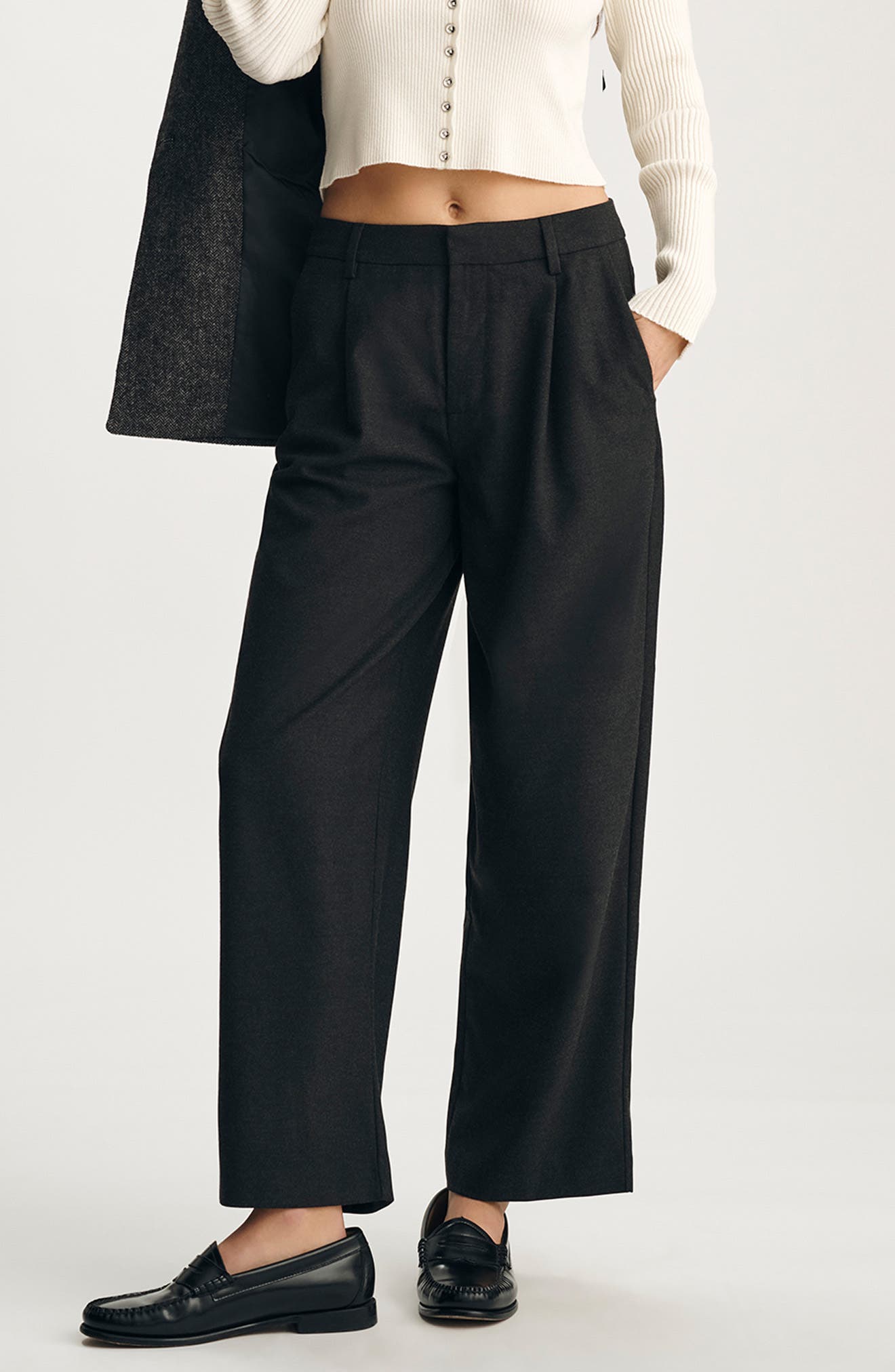 Pleated Pants