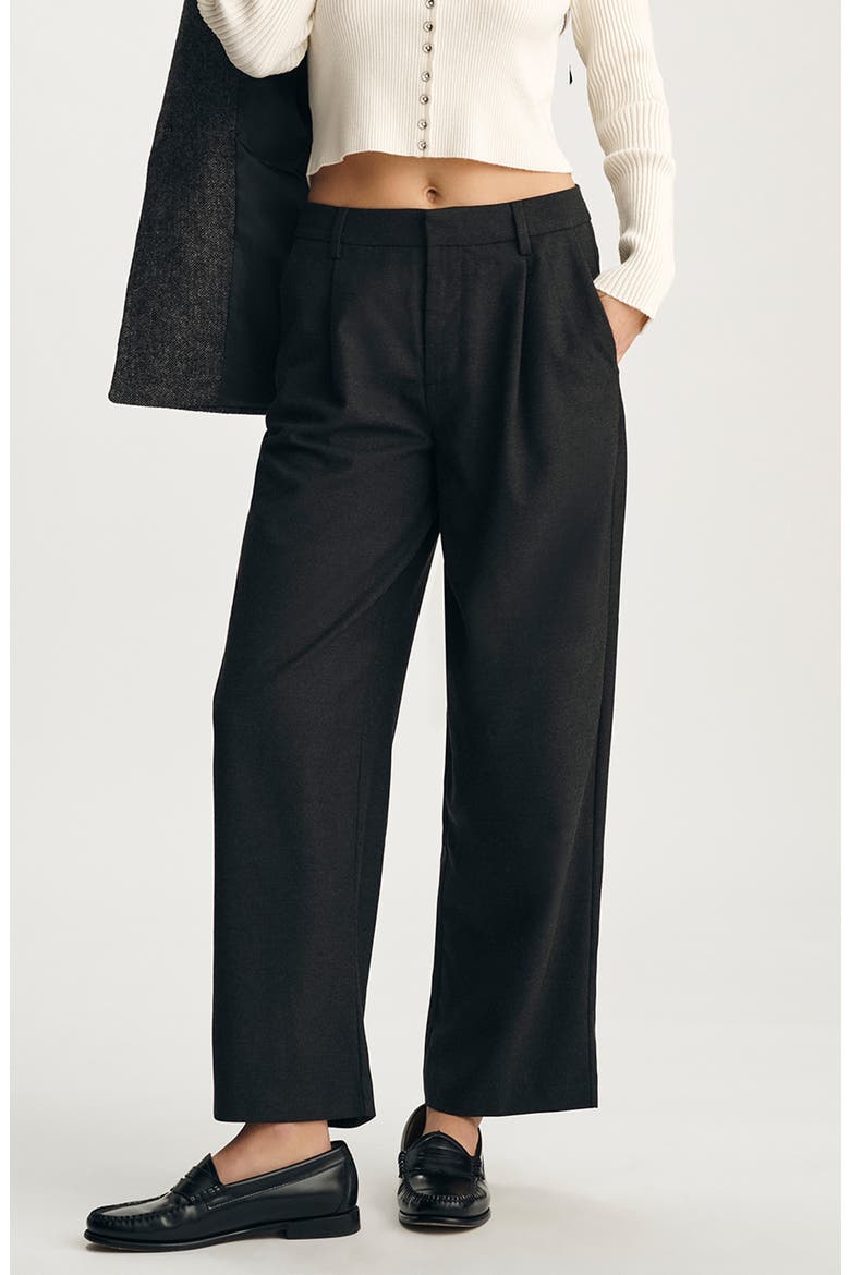 Pleated Pants, Main, color, ANTRASIT MELANGE