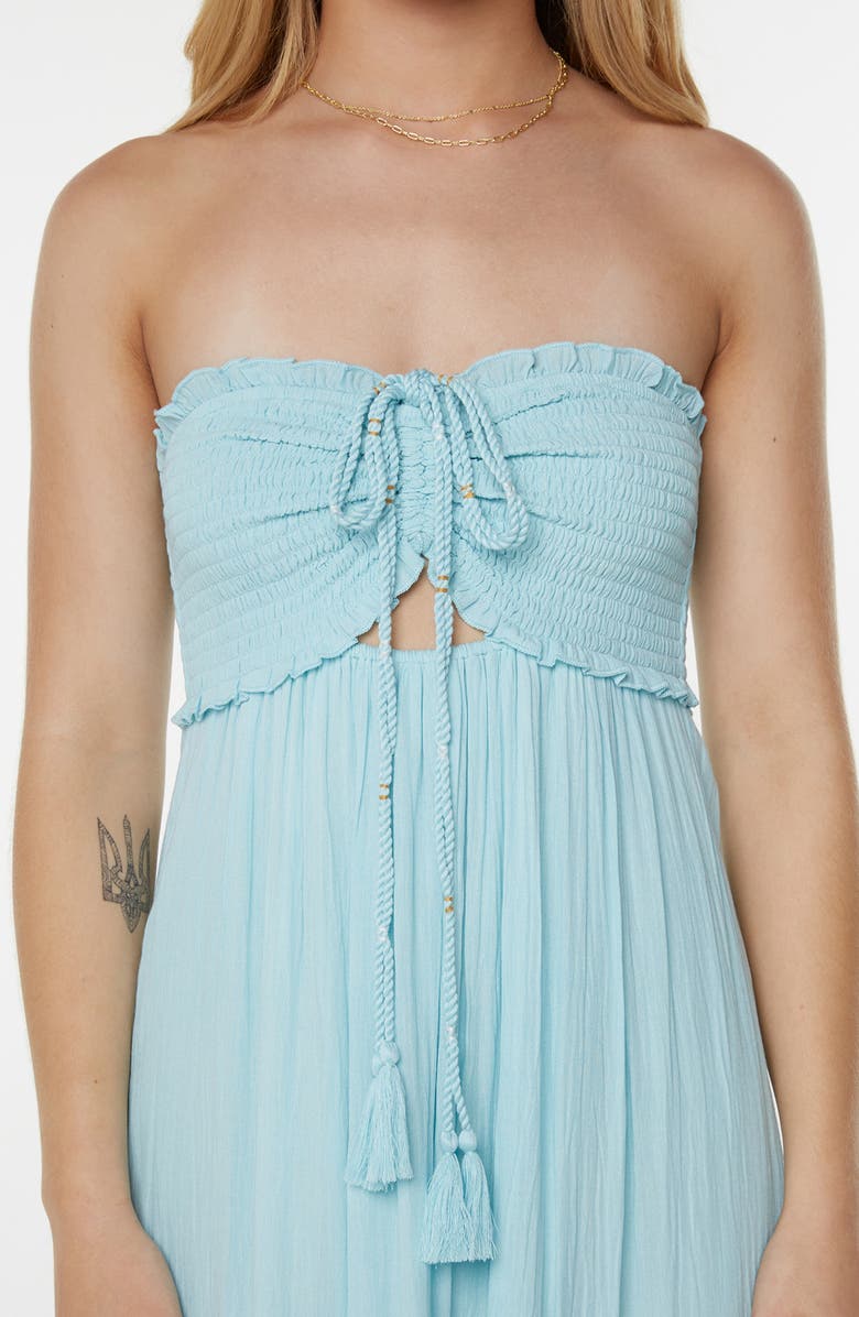 Roxy Saltwater Sweetness Convertible Maxi Dress, Alternate, color, Tibetan Stone Solid