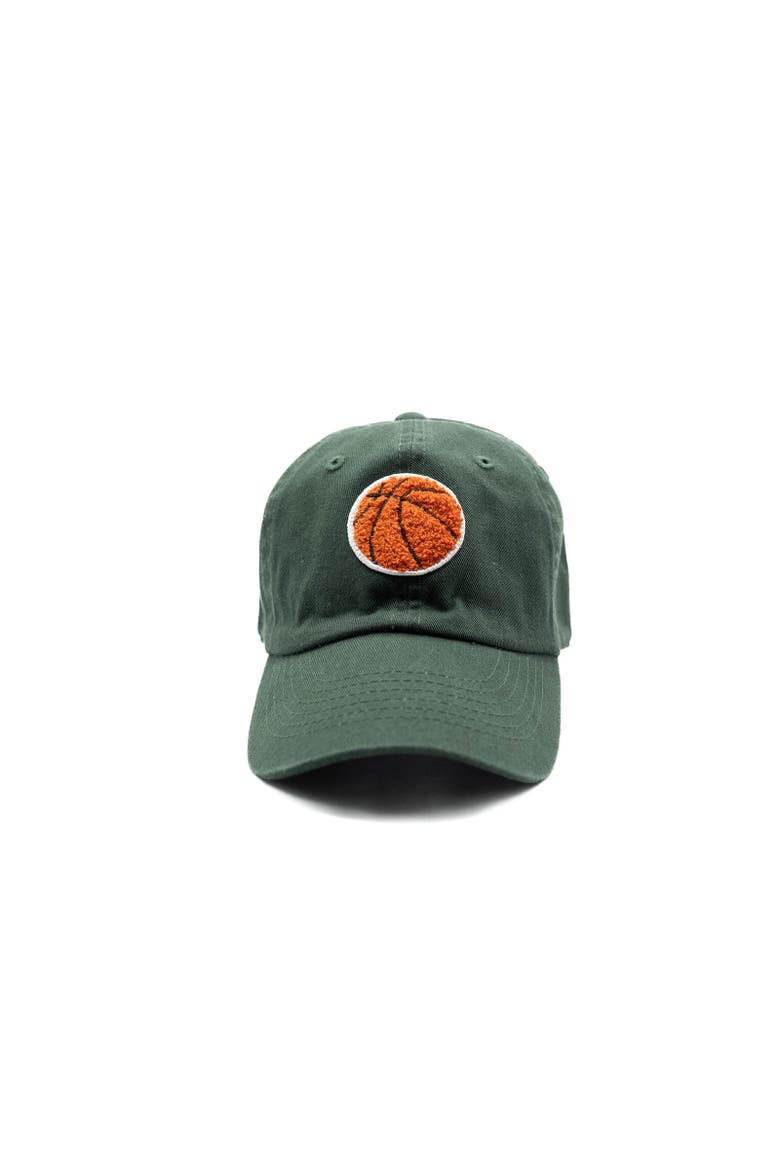 Terry Basketball Hat, Main, color, Hunter Green