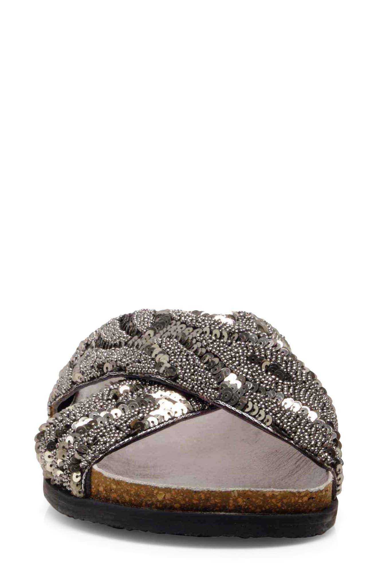 Free People Moon Child Embellished Slide Sandal, Alternate, color, 