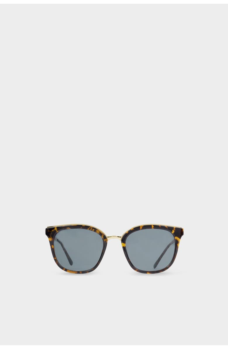 Katie Loxton Provence Soft Square Sunglasses in Tortoiseshell, Alternate, color, Tortoiseshell