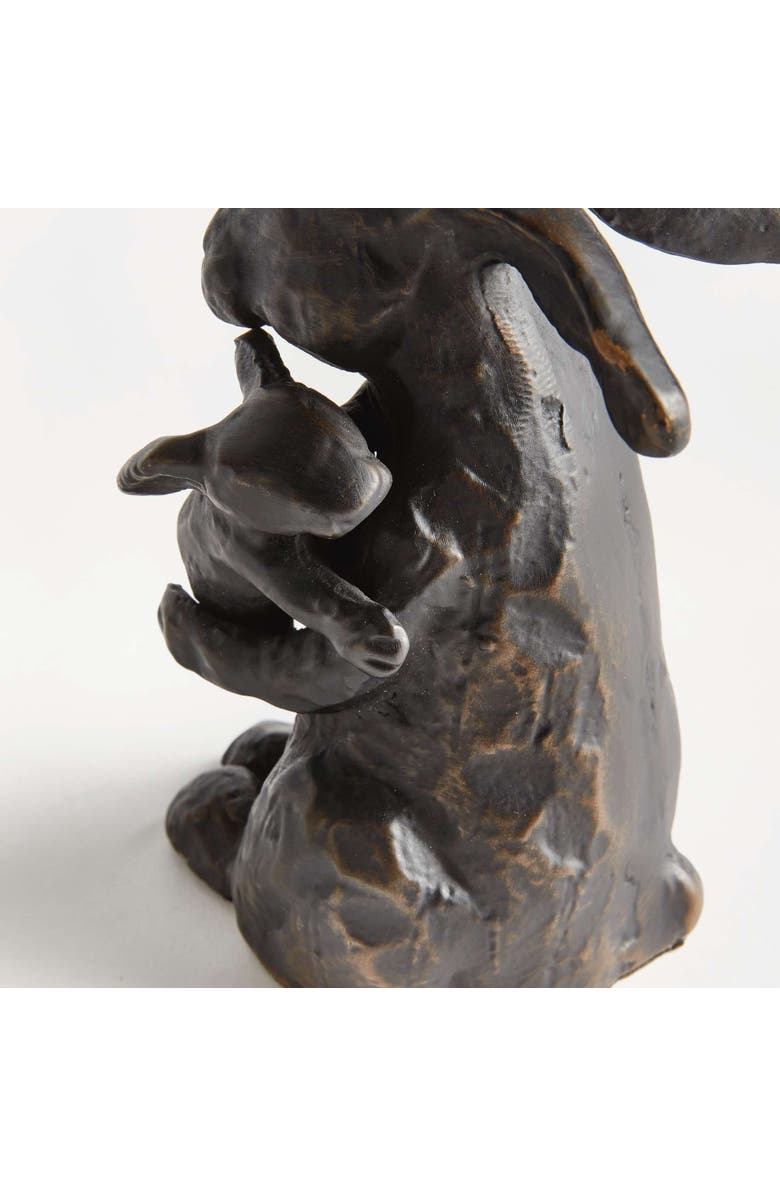 Napa Home & Garden Mother Rabbit Sculpture, Alternate, color, Black