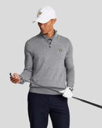 Lyle & Scott Golf Quarter Zip Merino Sweater
