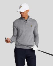 Lyle & Scott Golf Quarter Zip Merino Sweater