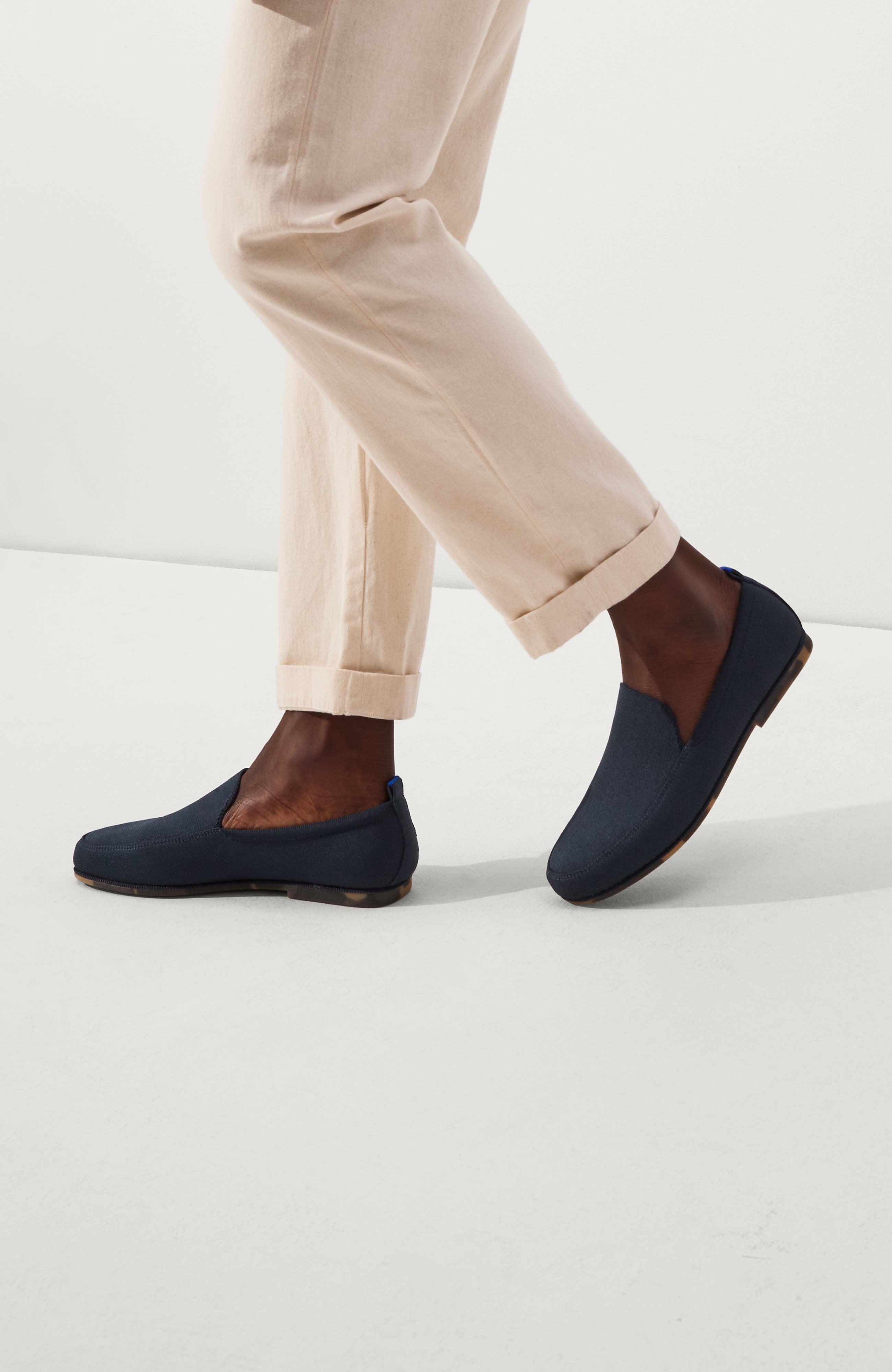 The Ravello Loafer, Alternate, color, Navy