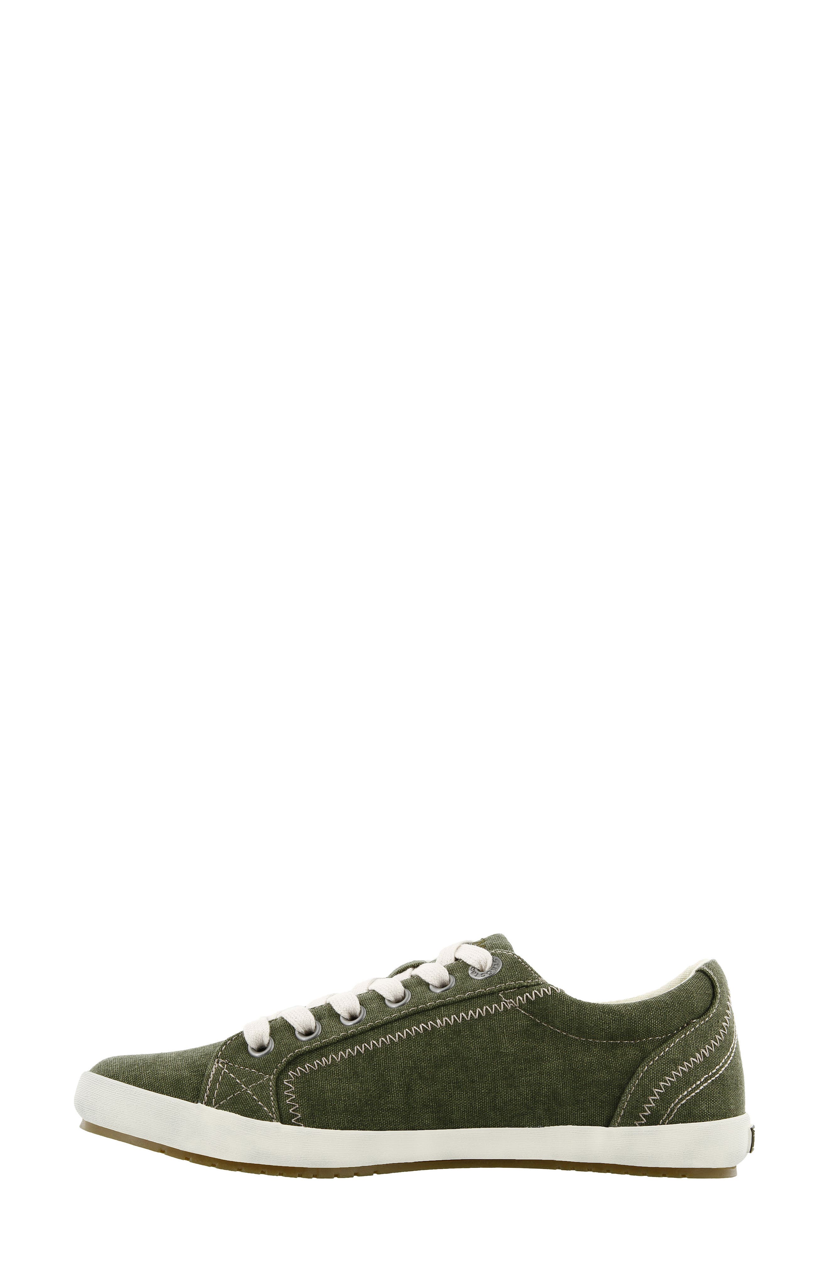 'Star' Sneaker, Alternate, color, OLIVE WASHED CANVAS
