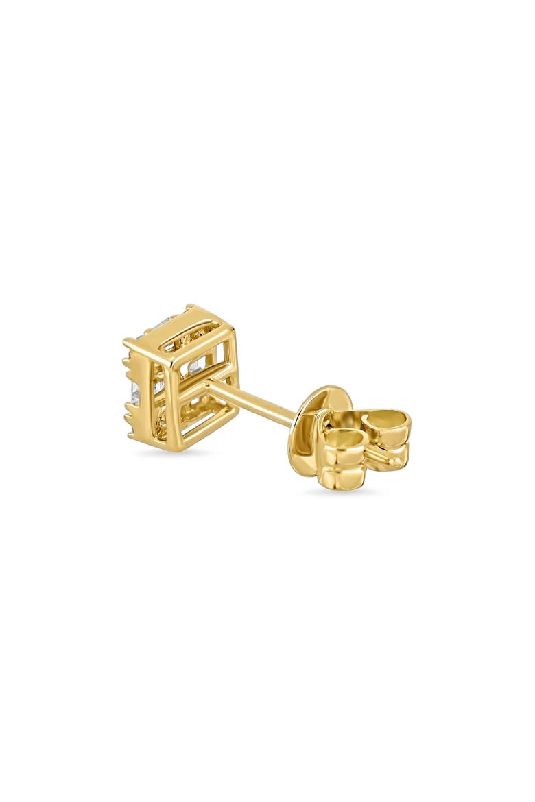 Icon 18k Gold Diamond Stud Earrings, Alternate, color, 18KY