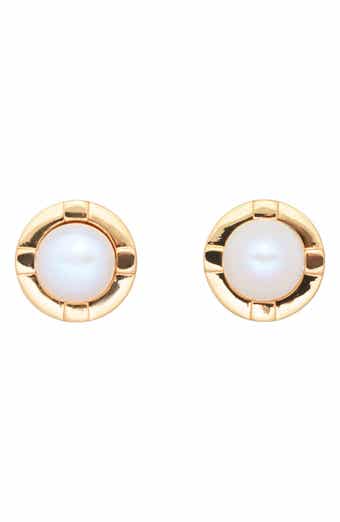 st. Moran Thales Freshwater Pearl Stud Earrings