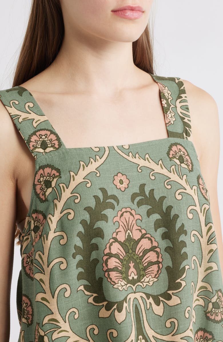 Sanctuary Button Back Sleeveless Top, Alternate, color, Mezzo Sage