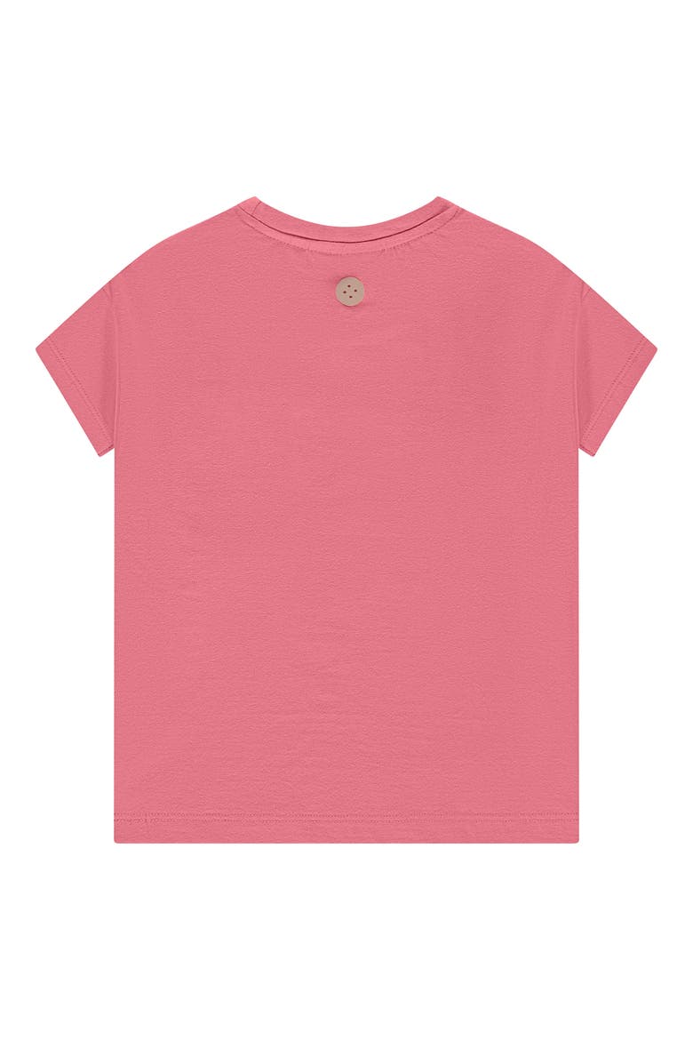 Flower Pocket T-Shirt, Alternate, color, Pink