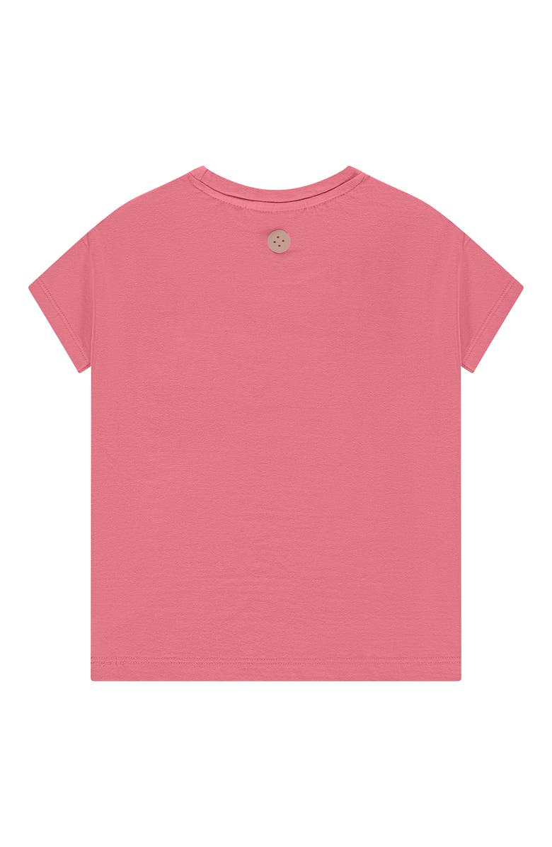 Stains and Stories by Babyface Flower Pocket T-Shirt, Alternate, color, Pink