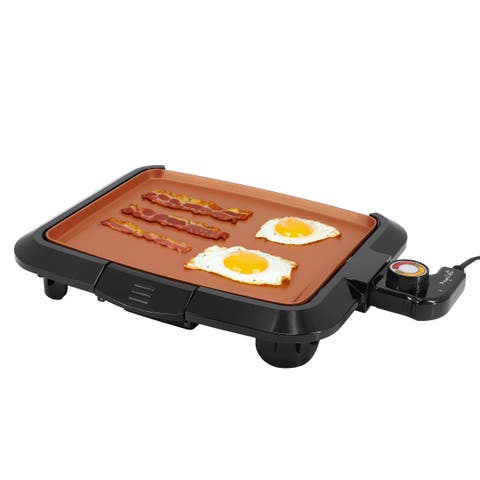 10.63 Inch Electric Grill with Copper Coating