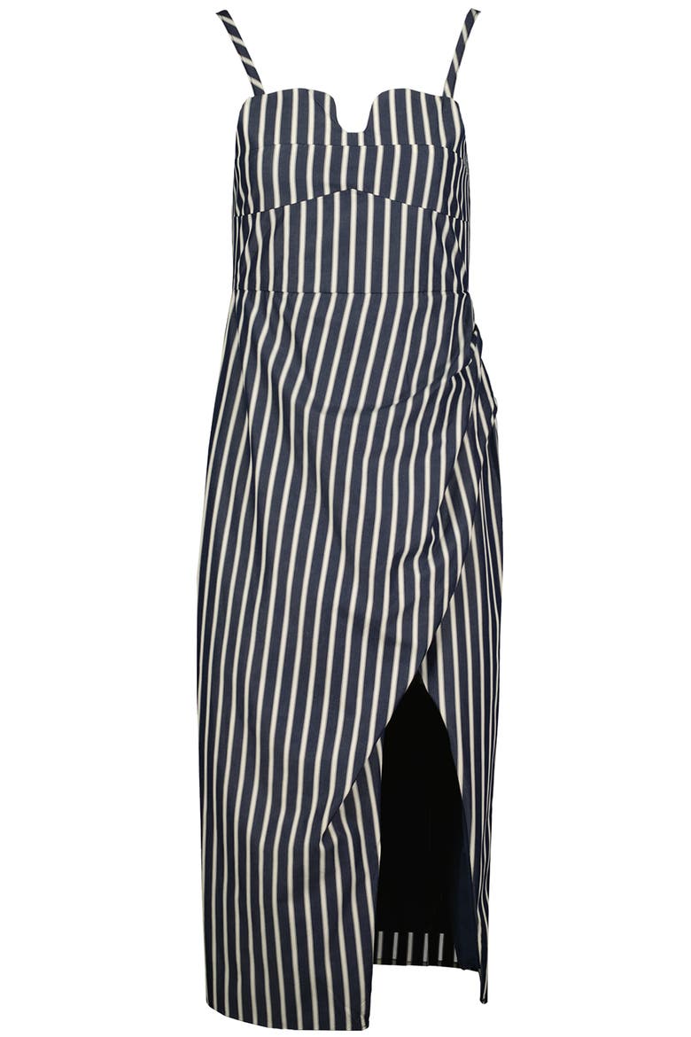 Seville Corset Dress, Alternate, color, Stripe