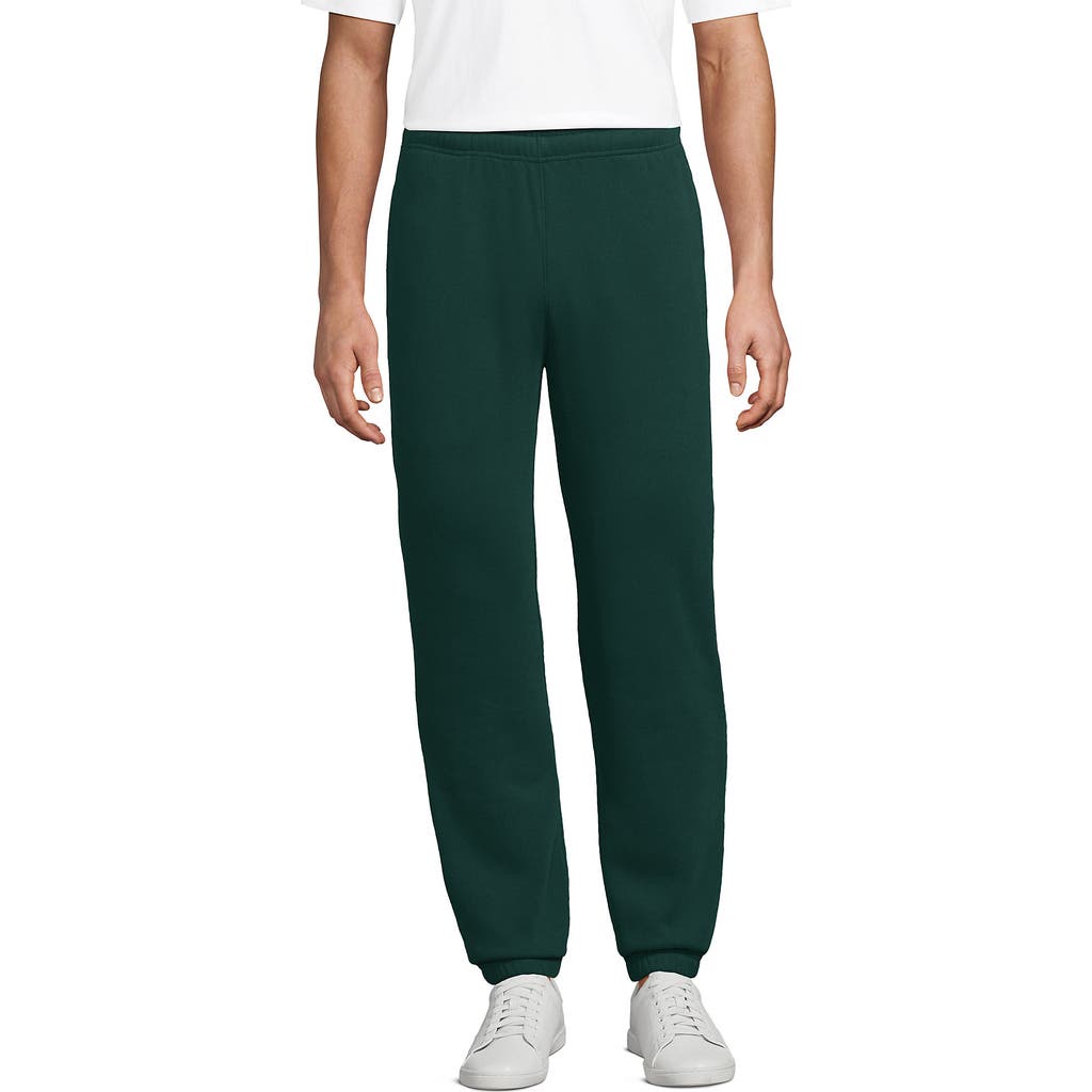 Lands' End Serious Sweats Sweatpants In Green