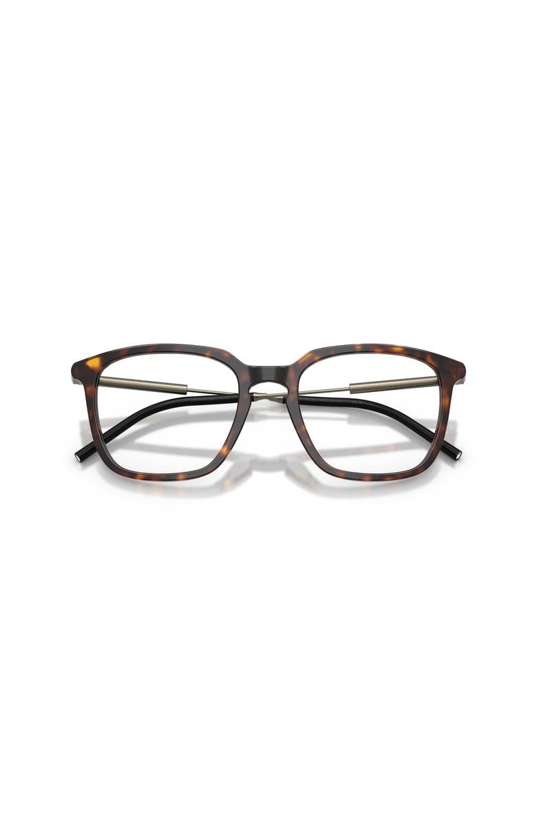 Moncler 53mm Phantos optical glasses, Alternate, color, Tortoise