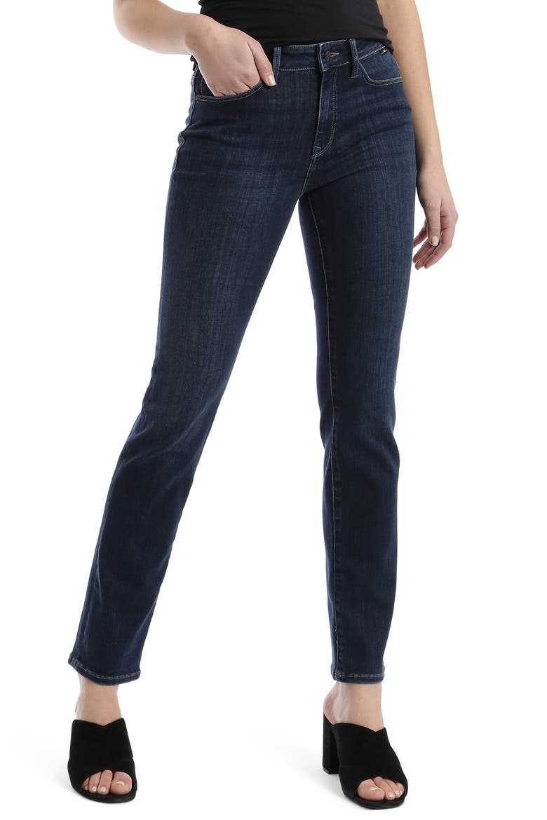Kendra Supersoft High Waist Jeans, Main, color, DARK BLUE SUPERSOFT