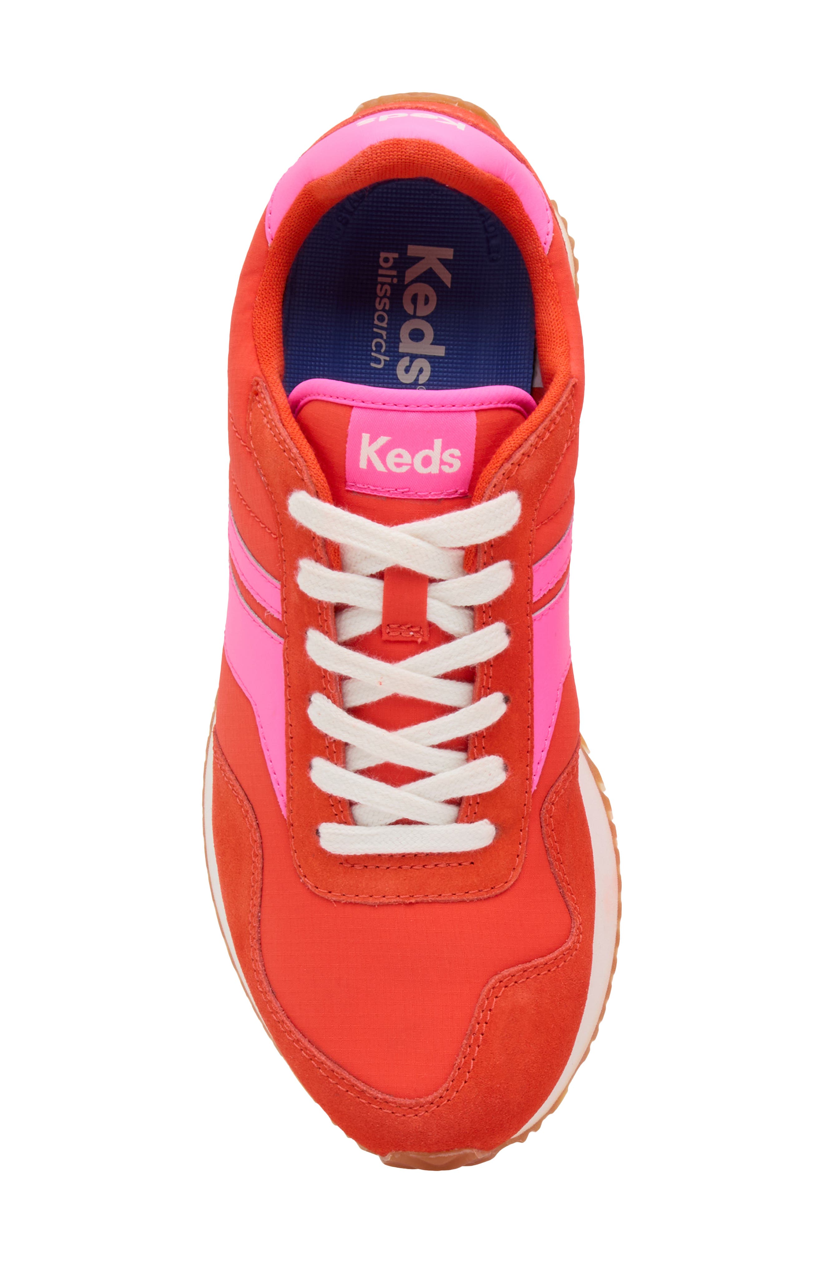 Rena Sneaker, Alternate, color, RED/ FUCHSIA
