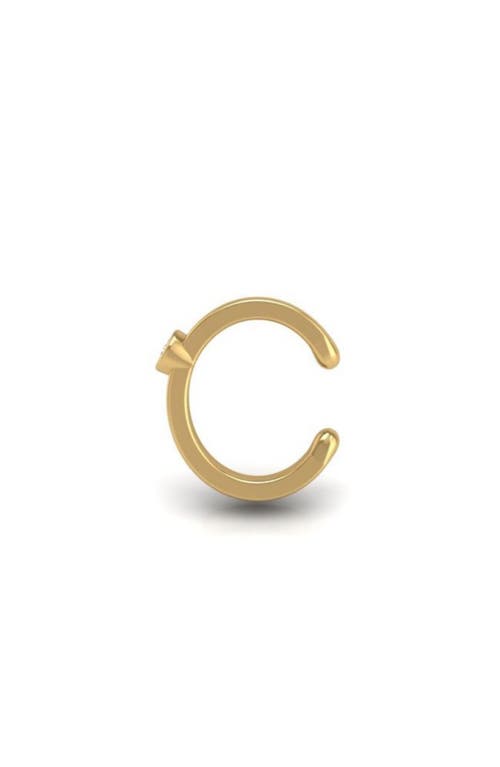 Seed2stone Muse Mid Ear Cuff In Gold