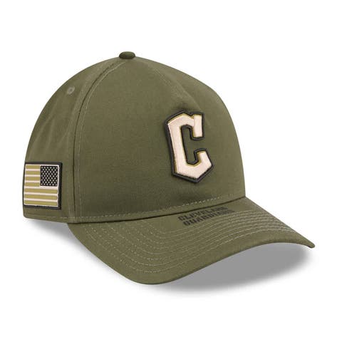 Men's New Era  Olive Cleveland Guardians 2026 Armed Forces Day 9TWENTY Adjustable Hat
