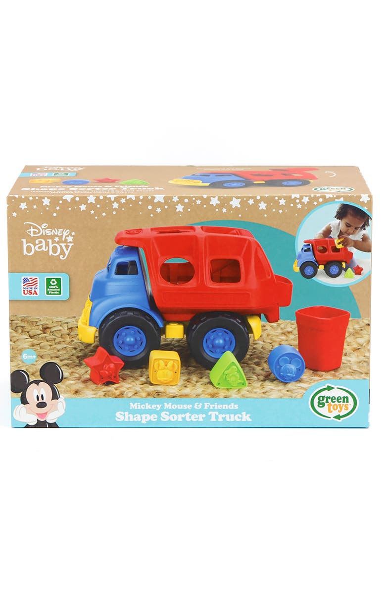 Green Toys Mickey Mouse & Friends Shape Sorter Truck, Alternate, color, Multicolored