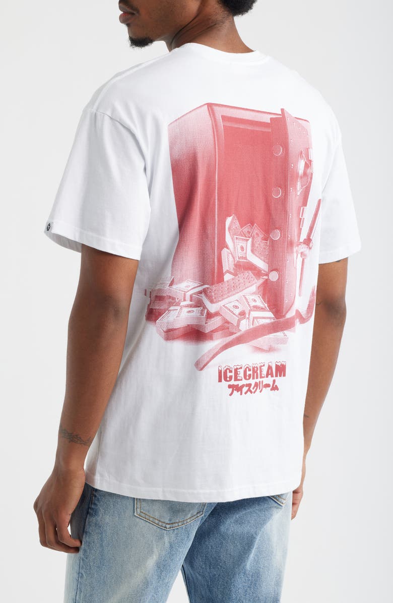 ICECREAM Safe Cotton Graphic T-Shirt, Alternate, color, White