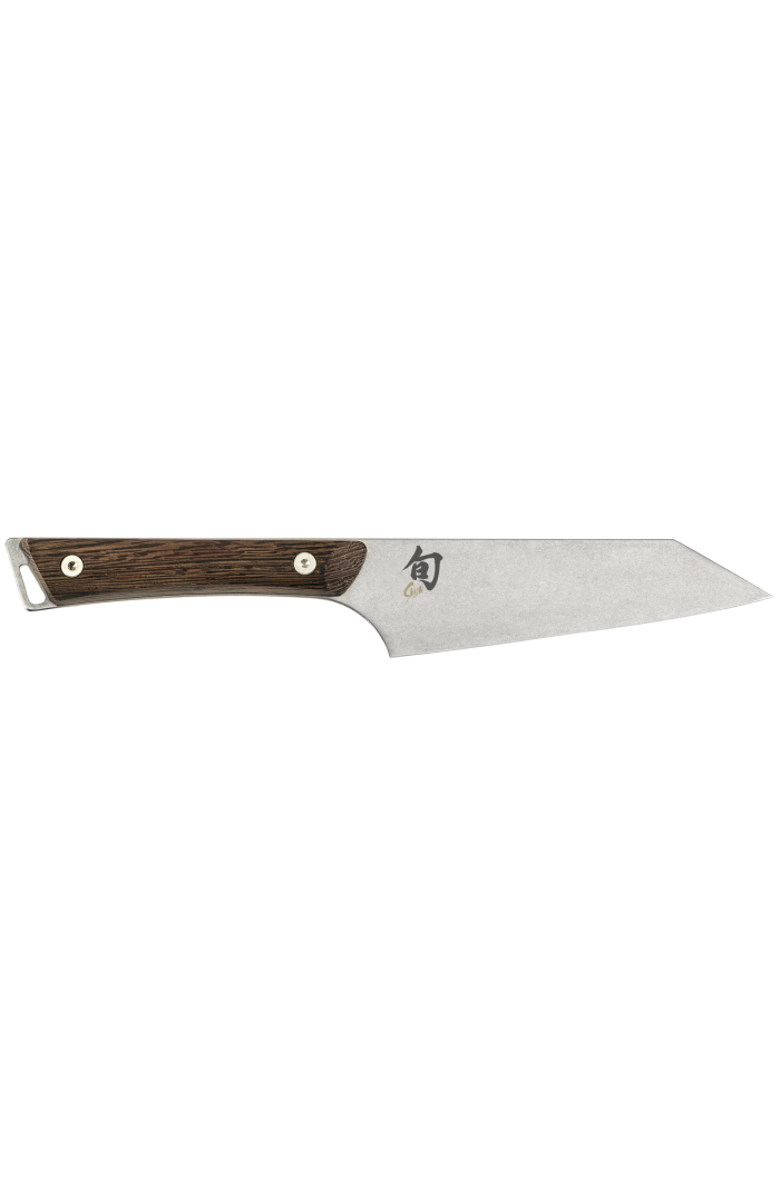 Shun Kanso Asian Multi-Prep Knife, 5 Inch, Main, color, Brown