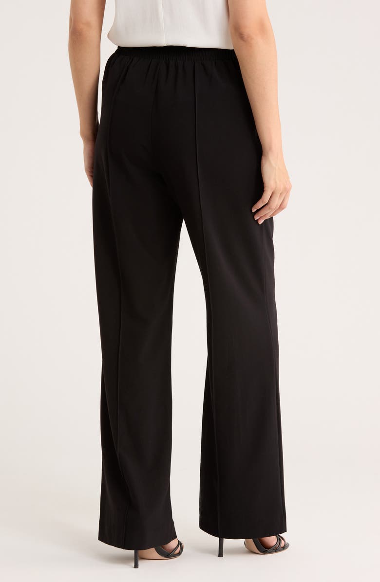 NORDSTROM RACK Suiting Pull-On Pants, Alternate, color, Black