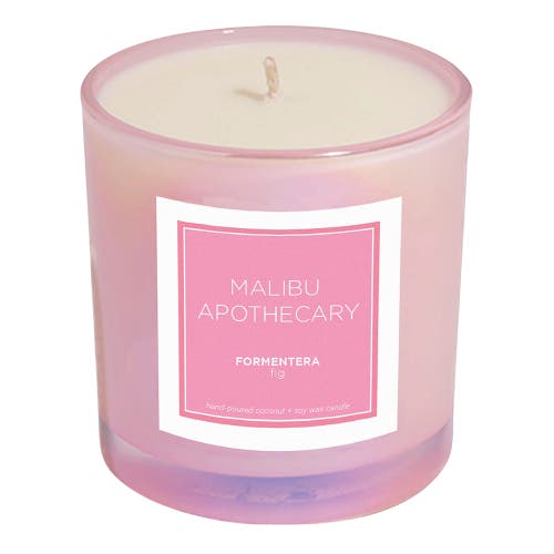 Malibu Apothecary Iridescent Pink Candle in Formentera  product
