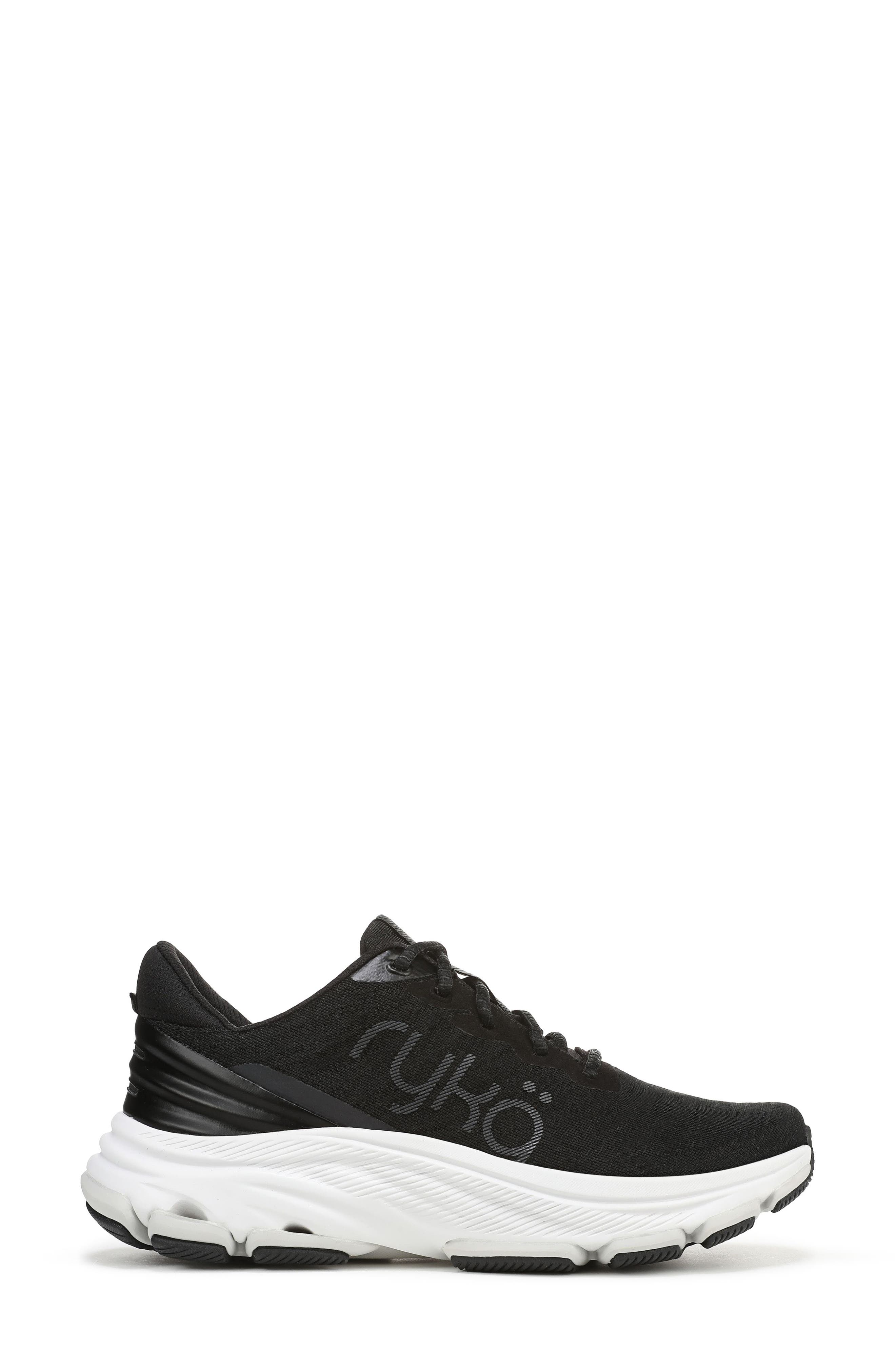 Rykä Devotion X Max Walking Sneaker, Alternate, color, Black White