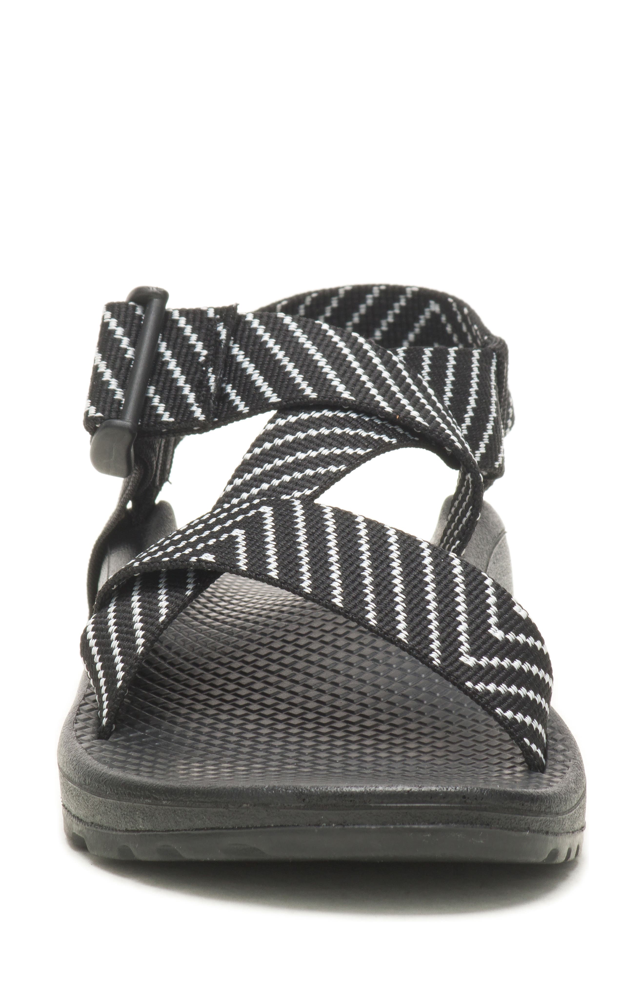 Chaco Mega Z Cloud Sandal, Alternate, color, Vibin Black/ White