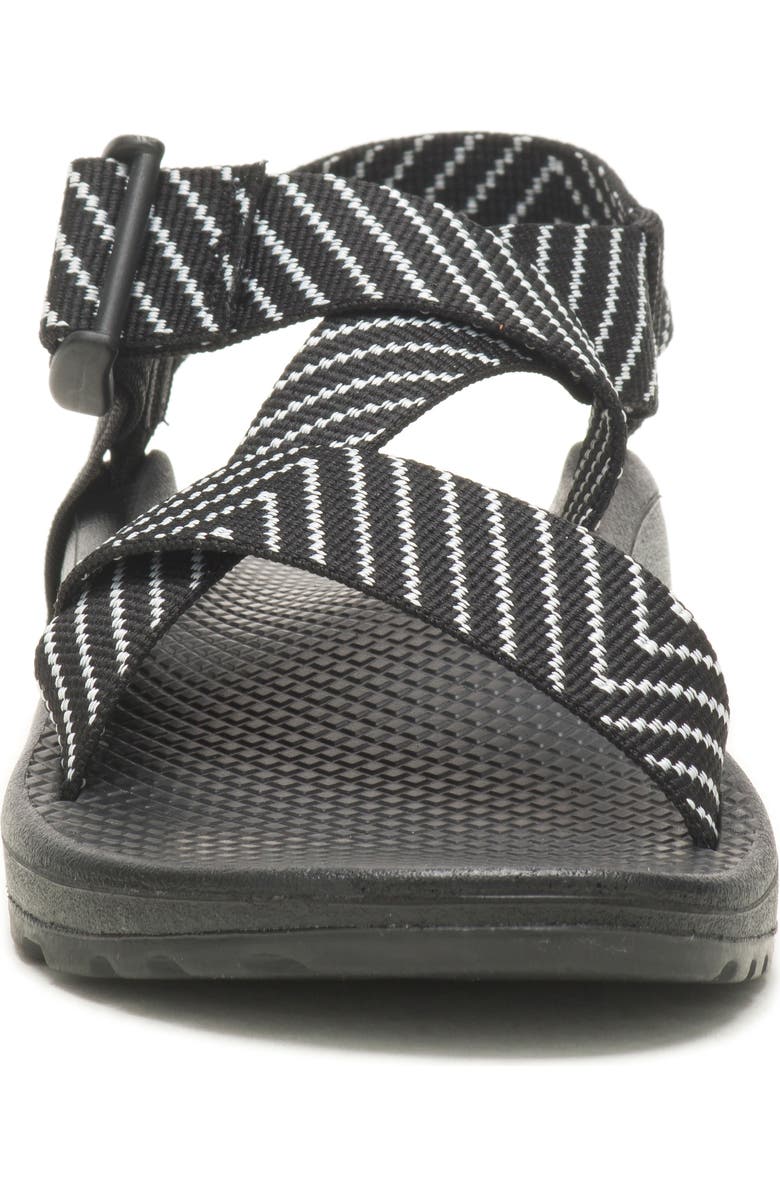 Chaco Mega Z Cloud Sandal, Alternate, color, Vibin Black/ White